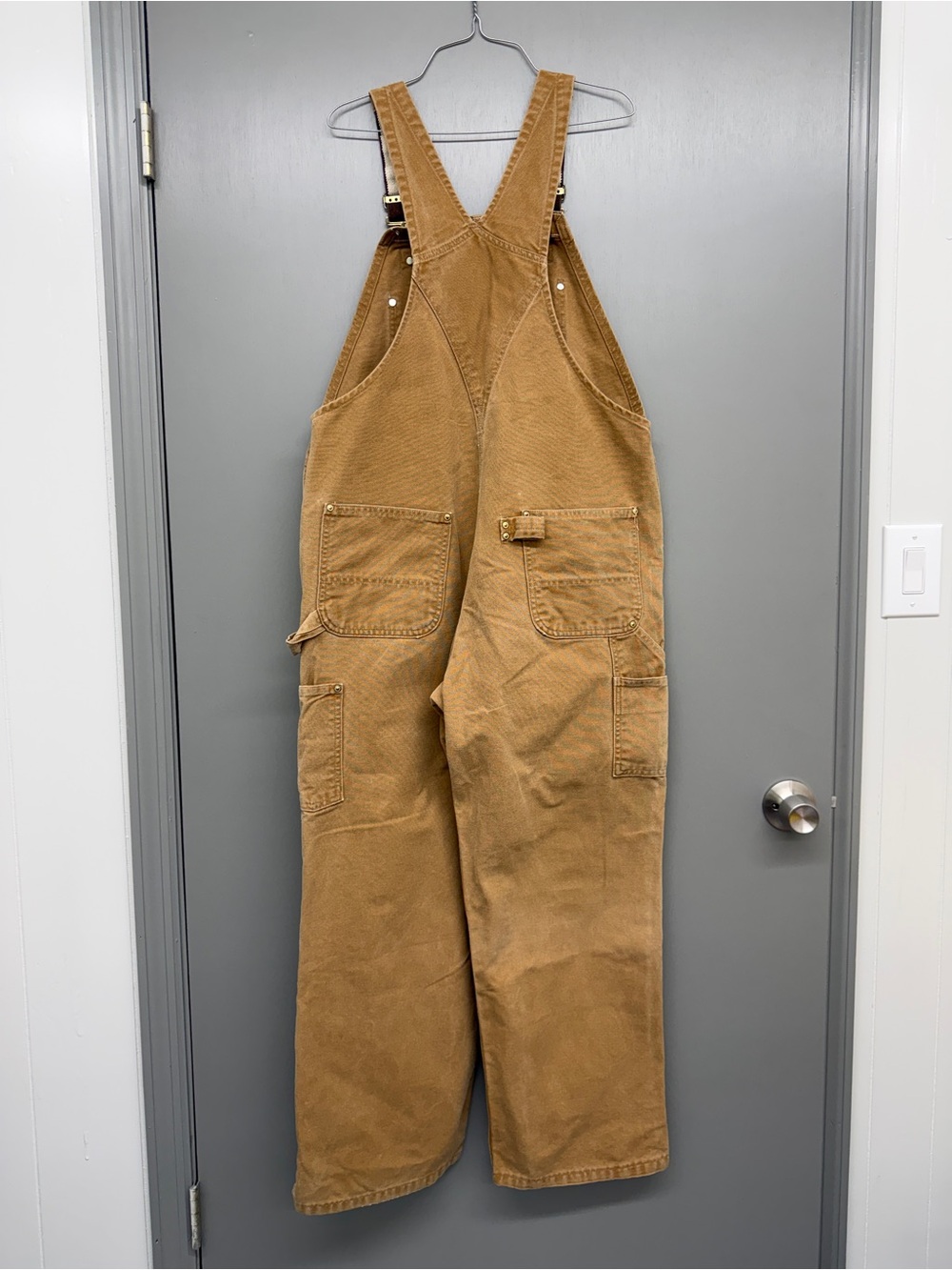 Carhartt Brown Duck Canvas Overalls - Picture 14 of 16
